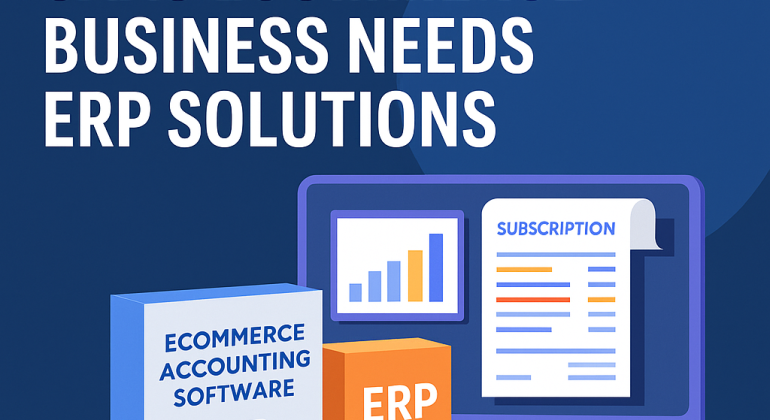 Why saas ecommerce business needs erp solutions